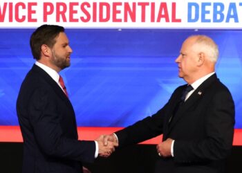 J.D. Vance y Tim Walz se enfrentan en el único debate vicepresidencial antes de las elecciones de EEUU