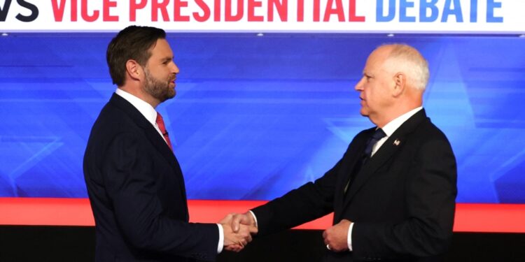 J.D. Vance y Tim Walz se enfrentan en el único debate vicepresidencial antes de las elecciones de EEUU