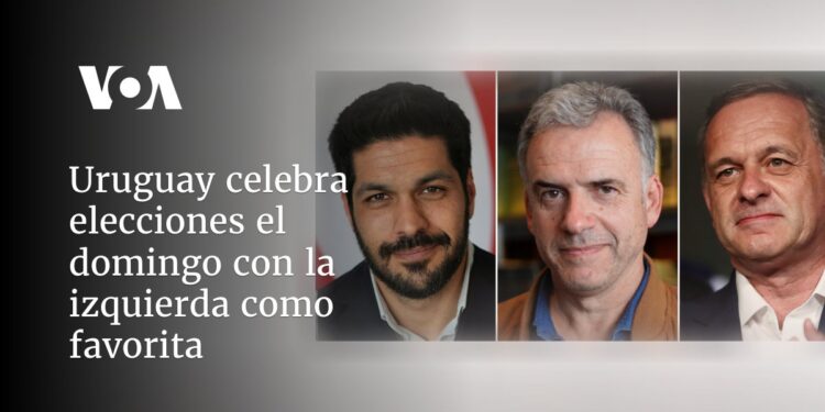 Uruguay celebra elecciones el domingo con la izquierda como favorita