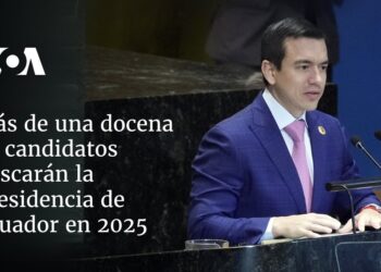Más de una docena de candidatos buscarán la presidencia de Ecuador en 2025