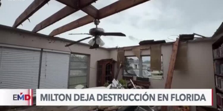 Huracán Milton deja destrucción y varios muertos en Florida