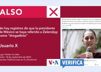 Claudia Sheinbaum no calificó a Volodymyr Zelenskyy como un drogadicto