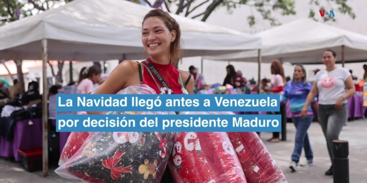 ¿Llegó la Navidad? Venezolanos opinan sobre decreto de Maduro de adelantar la festividad