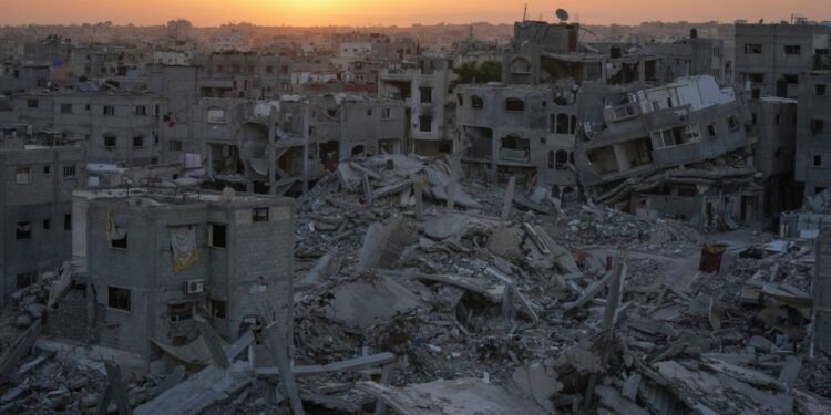 Gaza está en ruinas tras un año de ofensiva israelí