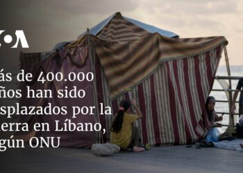Más de 400.000 niños han sido desplazados por la guerra en Líbano, según ONU