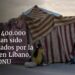 Más de 400.000 niños han sido desplazados por la guerra en Líbano, según ONU