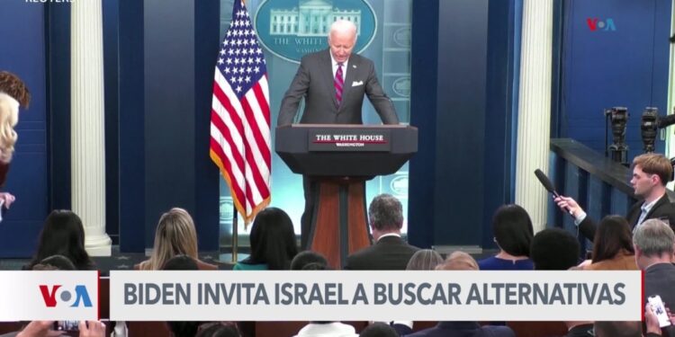 Presidente Biden sugiere a Israel “no atacar” pozos petroleros de Irán