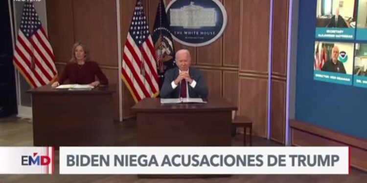 Biden niega acusación de supuesto financiamiento a indocumentados