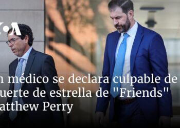Un médico se declara culpable de la muerte de estrella de «Friends» Matthew Perry