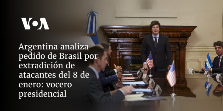 Argentina analiza pedido de Brasil por extradición de atacantes del 8 de enero: vocero presidencial