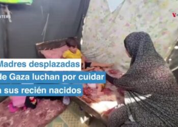 Madres desplazadas de Gaza luchan por cuidar a sus recién nacidos