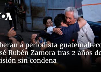 Liberan a periodista guatemalteco José Rubén Zamora tras 2 años de prisión sin condena
