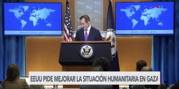 EEUU pide a Israel mejorar la situación humanitaria en Gaza