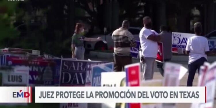 Organizaciones celebran fallo judicial sobre derecho al voto en Texas
