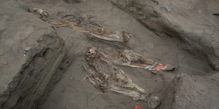 Hallan restos de decenas de niños posiblemente sacrificados hace 600 años en norte de Perú