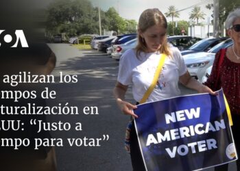 “Justo a tiempo para votar”