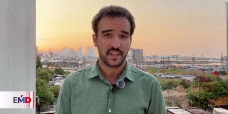 Los residentes de Beirut huyen de las bombas israelíes