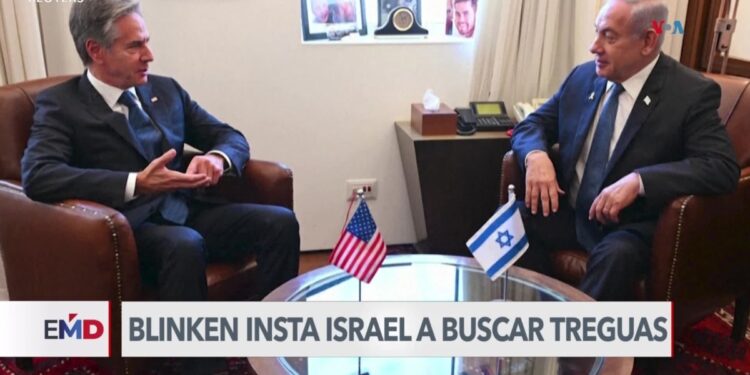 Blinken insta a Netanyahu a buscar treguas en Gaza y el Líbano