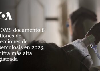 La OMS documentó 8 millones de infecciones de tuberculosis en 2023, la cifra más alta registrada