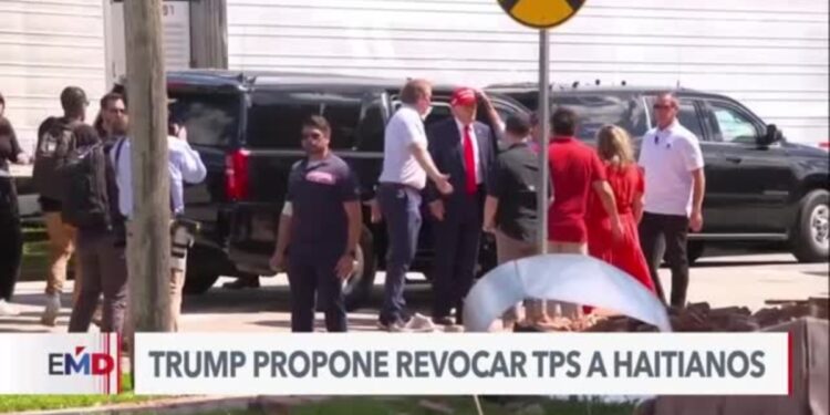 Trump propone revocar TPS a haitianos, Harris se dirige a votantes moderados