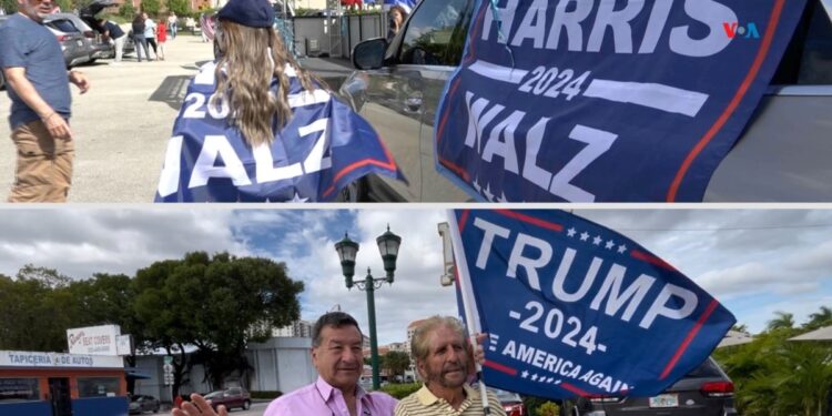 Demócratas y republicanos tratan de cautivar el voto latino en Estados Unidos