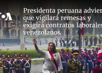 Presidenta peruana advierte que vigilará remesas y exigirá contratos laborales a venezolanos