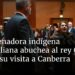 Una senadora indígena australiana abuchea al rey Carlos III en su visita a Canberra