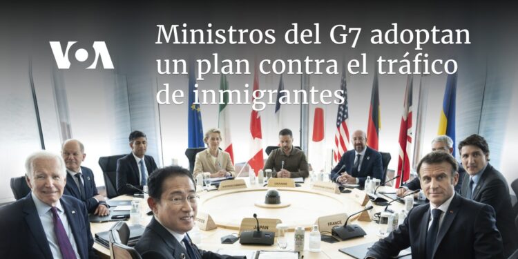 Ministros del G7 adoptan un plan contra el tráfico de inmigrantes