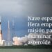 Nave espacial Hera emprende misión para examinar asteroide