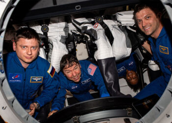 Tripulación de la octava misión de la NASA partió hacia la Tierra tras siete meses en la Estación Espacial