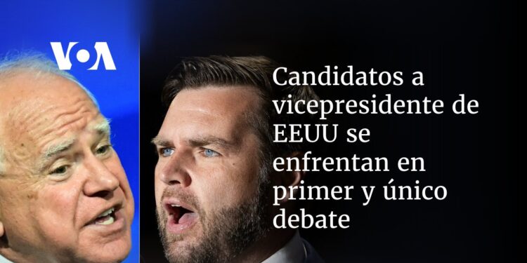 Candidatos a vicepresidente de EEUU se enfrentan en primer y único debate