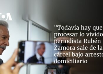 periodista Rubén Zamora saldrá de la cárcel bajo arresto domiciliario