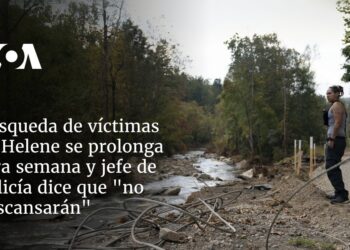 Búsqueda de víctimas de Helene se prolonga otra semana y jefe de policía dice que «no descansarán»
