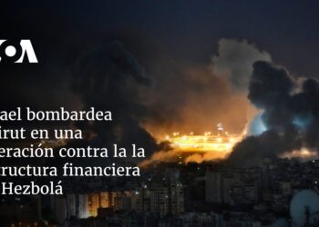 Israel bombardea Beirut en una operación contra la la estructura financiera de Hezbolá