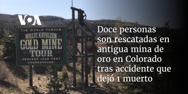 Doce personas son rescatadas en antigua mina de oro en Colorado tras accidente que dejó 1 muerto