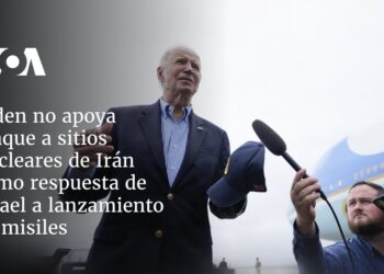 Biden no apoya ataque a sitios nucleares de Irán como respuesta de Israel a lanzamiento de misiles
