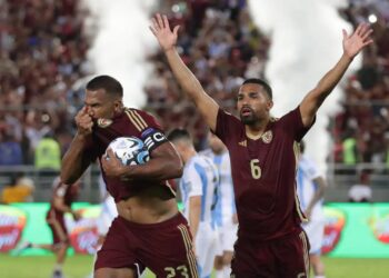 Venezuela empata en casa 1-1 contra Argentina