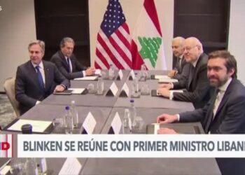 Blinken aborda con primer ministro libanés el conflicto entre Israel y Hezbolá