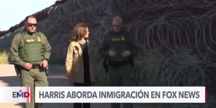 Kamala Harris promete reforma migratoria en entrevista con Fox News