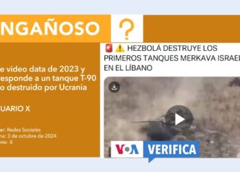 Video que muestra la destrucción de un tanque T-90 ruso se utiliza para desinformar sobre el conflicto en el Oriente Medio