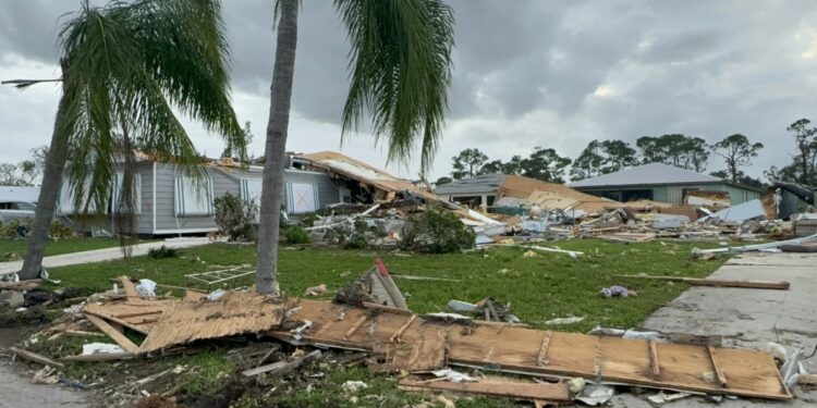 El presidente Joe Biden se comprometió a recuperar la zona afectada por el paso del huracán Milton en Florida