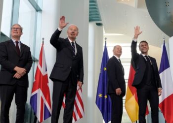 Biden visita Alemania con una visita relámpago centrada en Oriente Medio y Ucrania