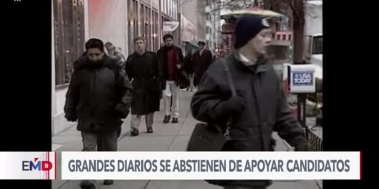 The Washington Post y Los Angeles Times rechazan respaldar a algún candidato presidencial