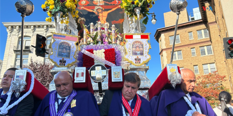fe y tradición que se traslada del Perú a las calles de Washington