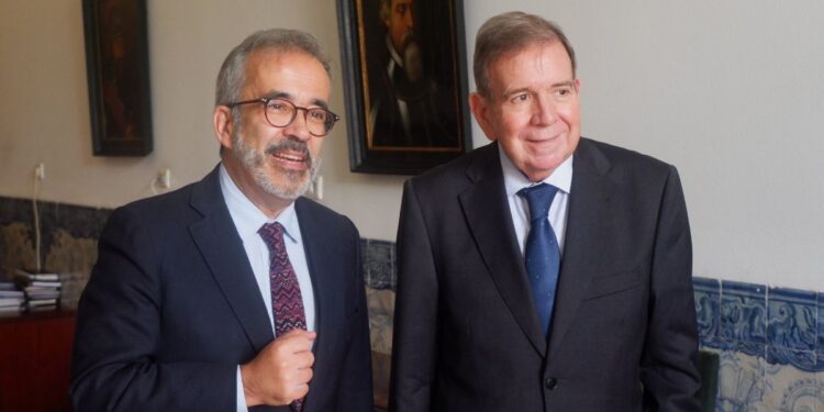 Edmundo González Urrutia se reúne con el primer ministro y canciller de Portugal: Una agenda productiva