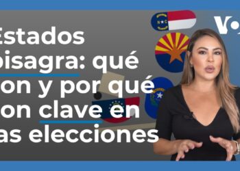 ¿Qué son los estados «bisagra» en EEUU y por qué son decisivos en la carrera presidencial de 2024?