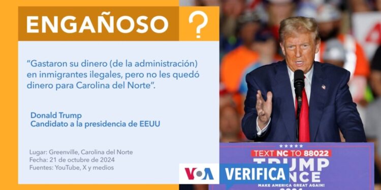 Engañoso que no hay recursos para víctimas de huracanes por apoyo a inmigrantes