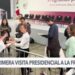 La presidenta de México no abordó la migración ni la inseguridad al visitar frontera con EEUU