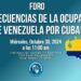 Consecuencias de la ocupación de Venezuela por Cuba