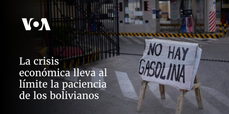 La crisis económica lleva al límite la paciencia de los bolivianos